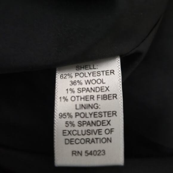 Banana Republic Gray Black White Wool Blend Tweed Pencil Dress, Sz 4 - Picture 5 of 9